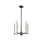ELK Home 15276-5 Livingston 300W 5-Lights Matte Black Chandelier