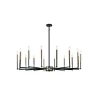 ELK Home 15280-16 Livingston 960W 16-Lights Matte Black Chandelier