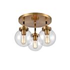 ELK Home Boudreaux 15342-3 Antique Gold 3 Lights 180W Semi Flush Mount