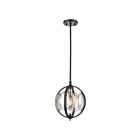 ELK Home Oriah 15424-1 Matte Black 1 Light 60W Mini Pendant