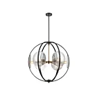 ELK Home 15426-6 Oriah 360W 6-Lights Matte Black Chandelier