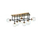 ELK Home Boudreaux 15437-8 Antique Gold 8 Lights 480W Semi Flush Mount