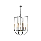 ELK Home 15459-10 Heathrow 600W 10-Lights Matte Black Chandelier