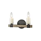 ELK Home Stone Manor 15467-2 Matte Black 2 Lights 120W Vanity Light