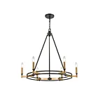 ELK Home 15605-6 Talia 360W 6-Lights Oil Rubbed Bronze Chandelier