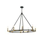 ELK Home Talia 15607-8 Oil Rubbed Bronze 8 Lights 480W Linear Chandelier