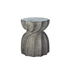ELK Home 157-032 Waxed Concrete Industrial Warp Accent Table