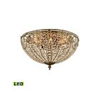 ELK Home Elizabethan 15963-8-LED Dark Bronze 8 Lights 38.4W LED Flush Mount