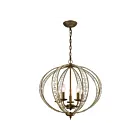 ELK Home 15965-5 Elizabethan 300W 5-Lights Dark Bronze Chandelier