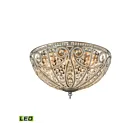 ELK Home Elizabethan 15994-6-LED Weathered Zinc 6 Lights 28.8W LED Flush Mount