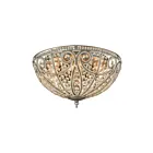 ELK Home Elizabethan 15994-6 Weathered Zinc 6 Lights 360W Flush Mount