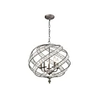 ELK Home 16253-5 Renaissance 300W 5-Lights Weathered Zinc Chandelier
