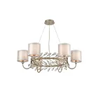 ELK Home 16285-6 Asbury 360W 6-Lights Aged Silver Chandelier