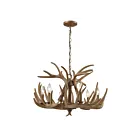 ELK Home 16315-6 Elk 360W 6-Lights Wood Tone Chandelier