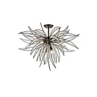 ELK Home Naples 16363-8 Dark Graphite 8 Lights 480W Semi Flush Mount