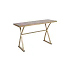 ELK Home 164-006 Aged Gold Better Ending Console Table