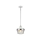 ELK Home Seaway Passage 16525-1 Satin Nickel 1 Light 60W Mini Pendant