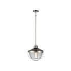 ELK Home Seaway Passage 16566-1 Black Nickel 1 Light 60W Pendant
