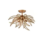 ELK Home Naples 16762-5 Matte Gold 5 Lights 300W Semi Flush Mount