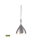 ELK Home Spun Aluminum Configurable 17042-1ALM-LED Aluminum 1 Light 4.8W LED Pendant