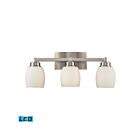 ELK Home Northport 17102-3-LED Satin Nickel 3 Lights 28.5W LED Vanity Light