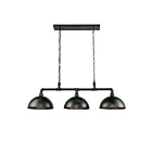 ELK Home Mulvaney 18256-3 Black 3 Lights 300W Linear Chandelier