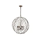 ELK Home 18258-6 Crislett 360W 6-Lights Sunglow Bronze Chandelier