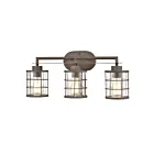 ELK Home Gilbert 18365-3 Rusted Coffee 3 Lights 180W Vanity Light