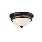 ELK Home Flushmounts 20100-2 Deep Rust 2 Lights 120W Flush Mount