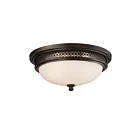 ELK Home Flushmounts 20101-3 Deep Rust 3 Lights 180W Flush Mount