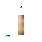 ELK Home Fabric Cylinders Configurable 20160-4-LED Satin Nickel 4 Lights 38W LED Pendant