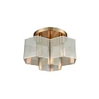 ELK Home Compartir 21111-3 Polished Nickel 3 Lights 180W Semi Flush Mount