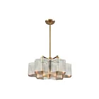 ELK Home 21113-7 Compartir 420W 7-Lights Satin Brass Chandelier