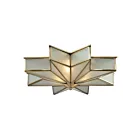 ELK Home Decostar 22011-3 Brushed Brass 3 Lights 180W Flush Mount
