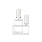 ELK Home 2225-018-S2 Clear Cubic Candleholder - Set of 2