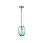 ELK Home Ellipsa 30060-1 Satin Nickel 1 Light 60W Mini Pendant