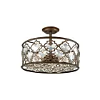 ELK Home Armand 31092-4 Weathered Bronze 4 Lights 240W Semi Flush Mount