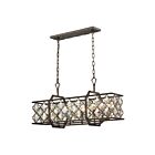 ELK Home Armand 31098-6 Weathered Bronze 6 Lights 360W Linear Chandelier