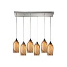 ELK Home Sandstone Configurable 31137-6RC Satin Nickel 6 Lights 600W Multi Pendant