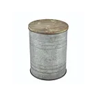 ELK Home 3138-412 Galvanized Cannes Accent Table