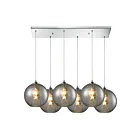 ELK Home Watersphere Configurable Multi 31380-6RC-SMK Polished Chrome 6 Lights 600W Multi Pendant
