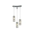 ELK Home Cynthia Configurable 31486-3 Polished Chrome 3 Lights 180W Multi Pendant