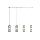 ELK Home Cynthia Configurable 31486-4LP Polished Chrome 4 Lights 240W Multi Pendant
