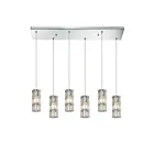 ELK Home Cynthia Configurable 31486-6RC Polished Chrome 6 Lights 360W Multi Pendant