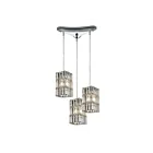 ELK Home Cynthia Configurable 31488-3 Polished Chrome 3 Lights 180W Multi Pendant