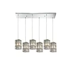 ELK Home Cynthia Configurable 31488-6RC Polished Chrome 6 Lights 360W Multi Pendant