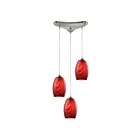 ELK Home Tidewaters Configurable 31610-3 Satin Nickel 3 Lights 300W Multi Pendant