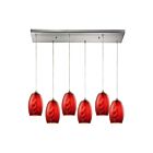 ELK Home Tidewaters Configurable 31610-6RC Satin Nickel 6 Lights 600W Multi Pendant