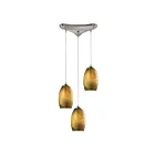 ELK Home Tidewaters Configurable 31630-3 Satin Nickel 3 Lights 300W Multi Pendant