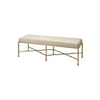 ELK Home 3169-135 Gold Gold Cane Bench - Stretcher Base